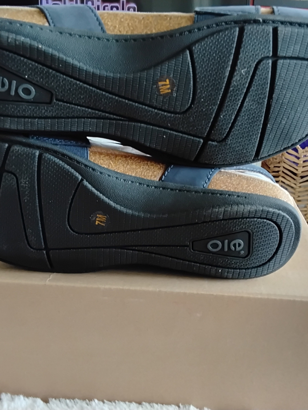 Earth Navy Closed-Toe Women's Sandals - Picture 4 of 5